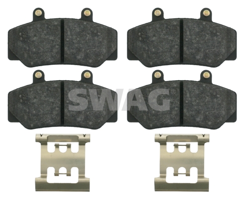 set placute frana,frana disc 55 91 6211 SWAG